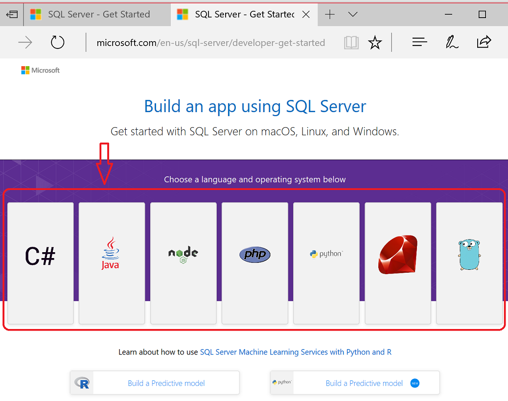 Connecting to microsoft sql server from mac
